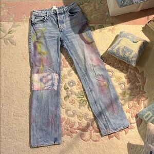 Size 6 womens straight leg H&M high rise jeans